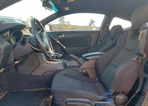 2013 Hyundai Genesis Coupe 2.0T из США, поврежденный, VIN KMHHT6KD1DU105170